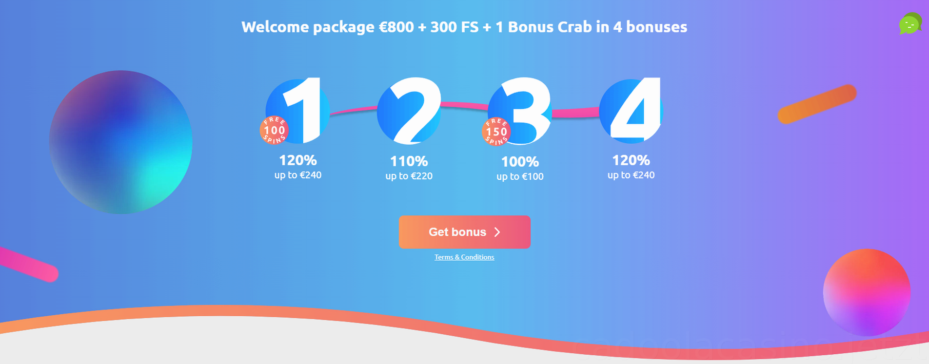 Cadoola Casino Bis zu 800 EUR Bonus